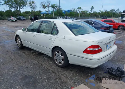 2004 Lexus Ls 430 z USA, uszkodzony, nr VIN JTHBN36F240127960